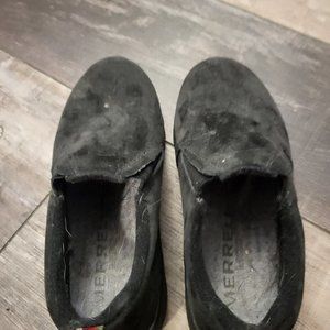Merrell black leather Jungle Moc kids size 2